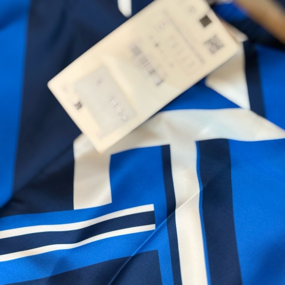 Zara Blue Geometric Women's Pant and top set - Picture 4 of 8